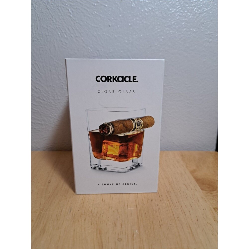 Corkcicle Cigar Glass Built in Cigar Rest 9 Oz